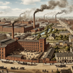 Miasto Panorama Przemysł Architektura Manufaktura zdjęcie poglądowe
