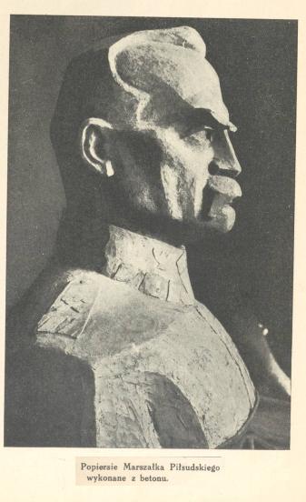 Piłsudski Marszałek popiersie autor Olga Niewska