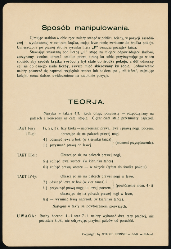 Poglądowa metoda nauki tańca. Szablon No 3, Slow Fox foto 2