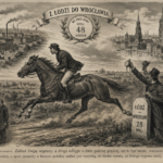 Z Łodzi do Wrocławia w 48 godzin ilustracja sytuacyjna lata 80 XIX w