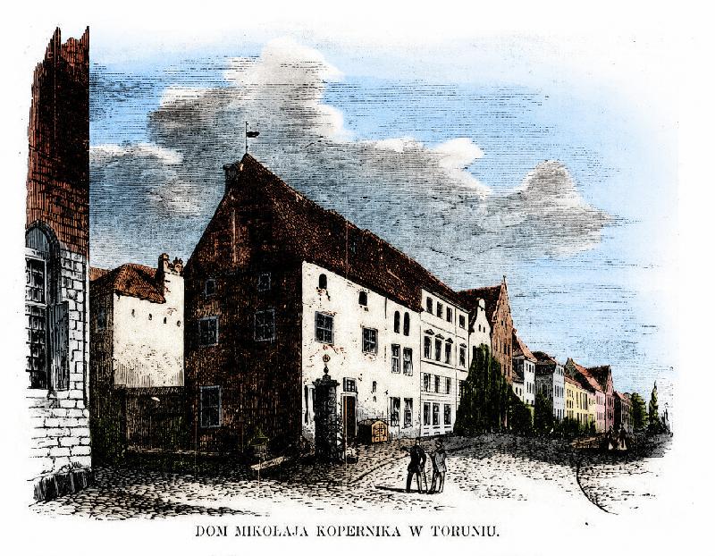 Dom Mikołaja Kopernika w Toruniu autor redakcja artykuł 1859 nr 8 F1 kol