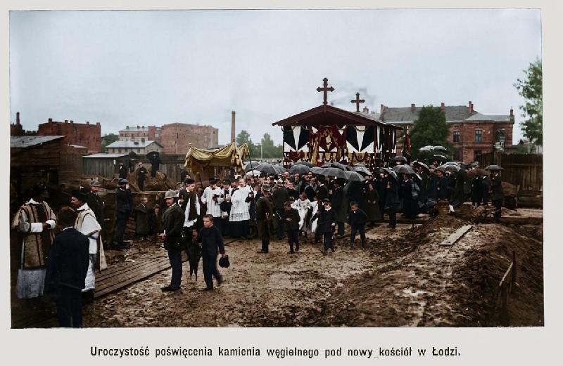 Kościół św. Stanisława w Łodzi autor A. Rotta artykuł 1901 Nr 25 F3 kol