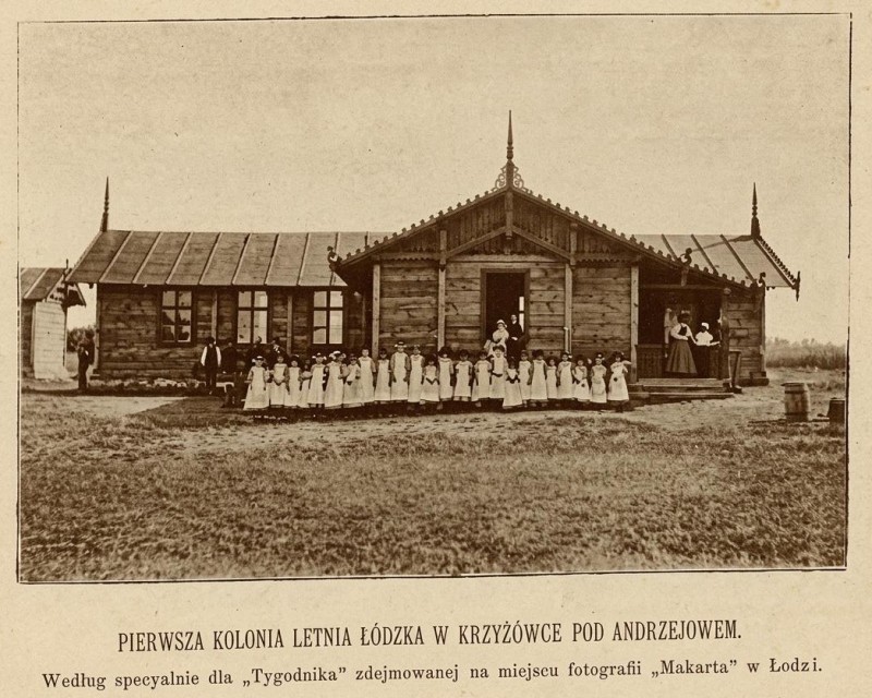 Pierwsza Kolonia Letnia Łódzka Tygodnik Ilustrowany z dn. 10 (22) lipca 1893, Nr 186, str. 60 62 b