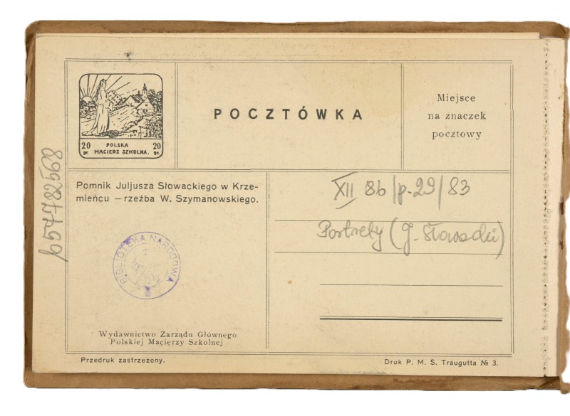 Pomnik Juliusza Słowackiego w Krzemieńcu autor Wacław Szymanowski str. 2