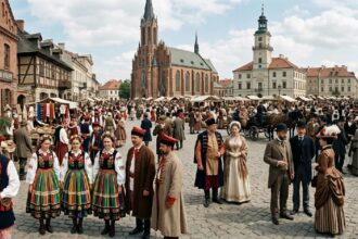 Dawna moda Ubiory Stroje zdjęcie poglądowe sytuacyjne