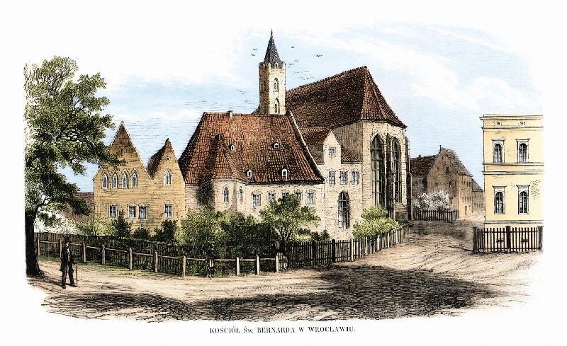 Kościół św. Bernarda Wrocław artykuł redakcja 1859 nr 7 F1 kol