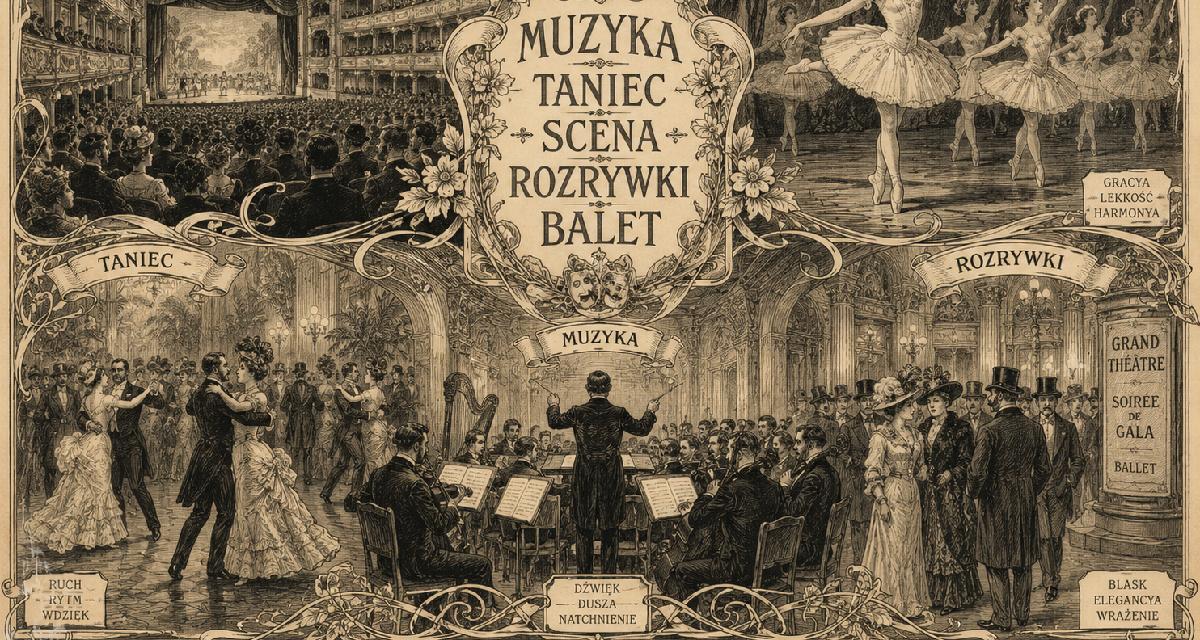 Muzyka Taniec Scena Rozrywka Balet poglądowe sytuacyjne