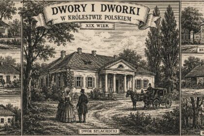 Obiekty Dwory Dworki Otoczenie ilustracja poglądowa