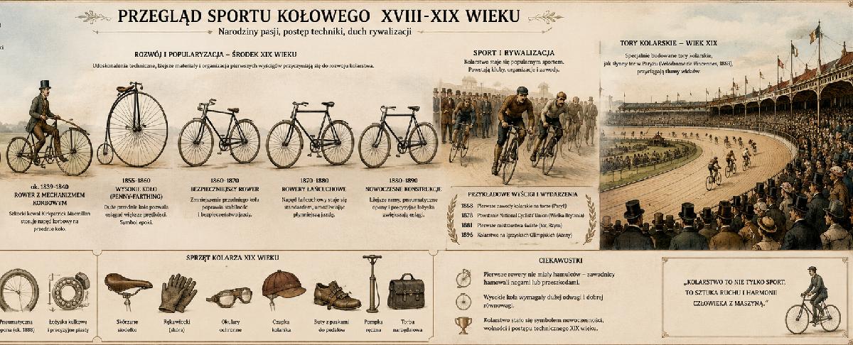 Sport Kołowy ilustracja poglądowo sytuacyjna