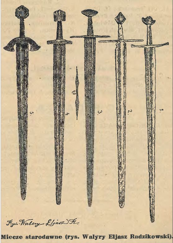 Miecze starodawne publikacja 1926