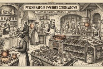 Napoje Wyroby Czekoladowe Inne Ilustracja Poglądowa rycina