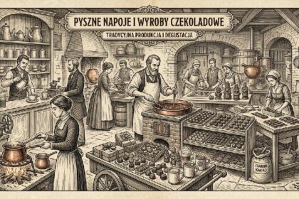 Napoje Wyroby Czekoladowe Inne Ilustracja Poglądowa rycina