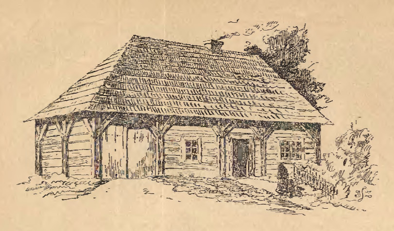 Siedziby krakowskie chałupa krakowska publikacja 1926