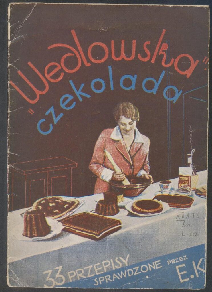 Wedlowska Czekolada książka wyd. Wedel, Warszawa, lata 30 XX w.