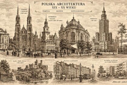 Polska architektura panorama wieków rycina poglądowa